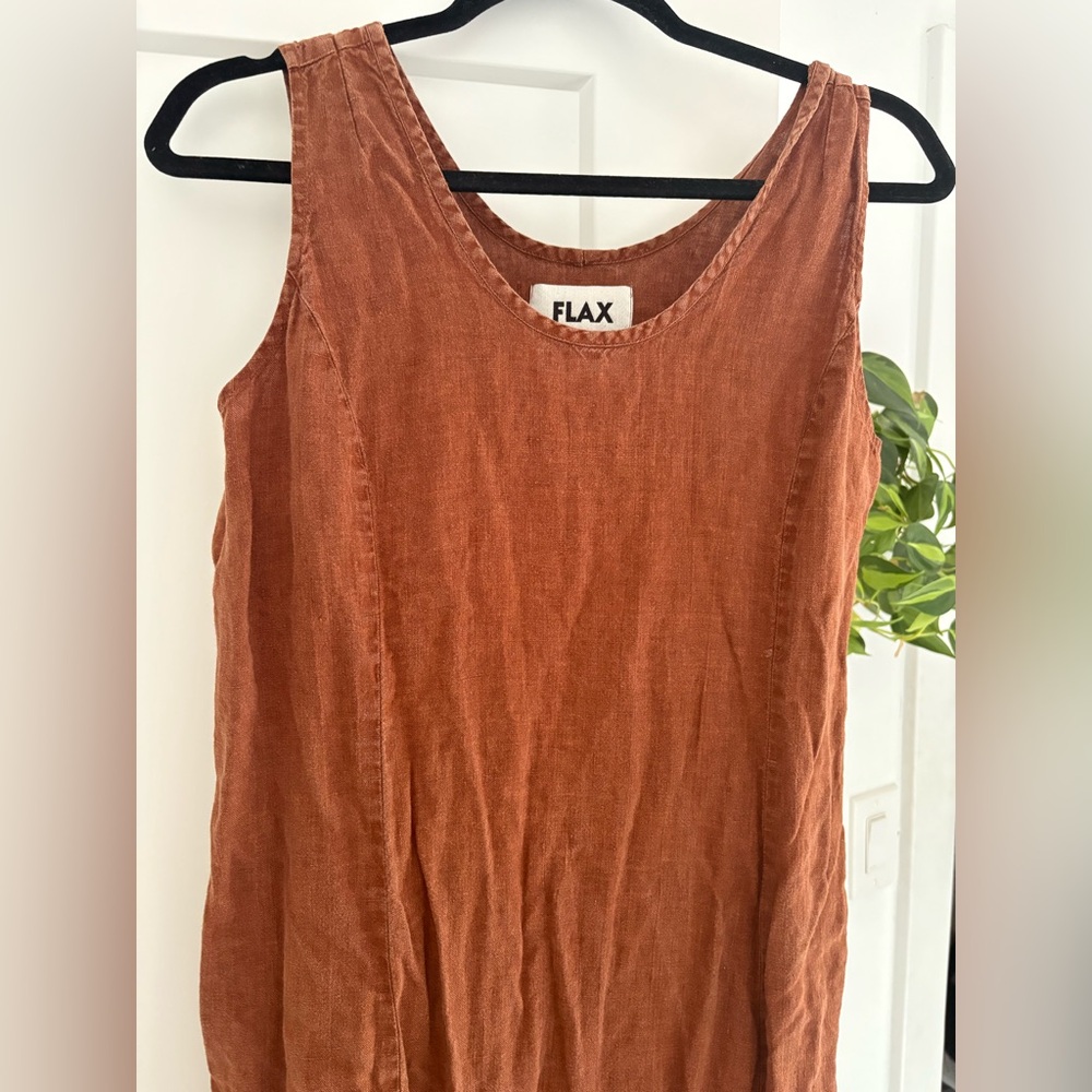 Flax by Jeanne Engelheart Linen Dress